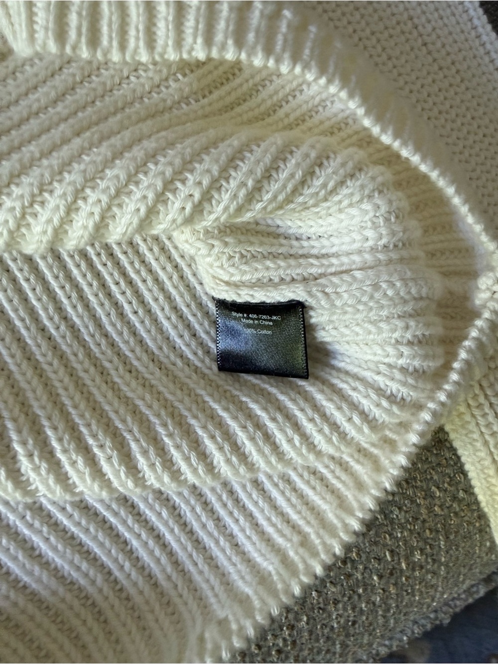 NWT Jenni Kayne Cotton Fisherman
Sweater Ivory Cream Size XS ⚓️⚓️⚓️ - Picture 10 of 10